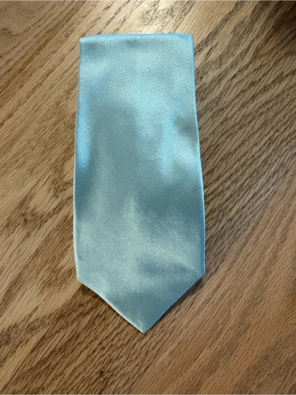 Armani Collezioni Men's Silver 100% Silk Tie Solid Pointed
